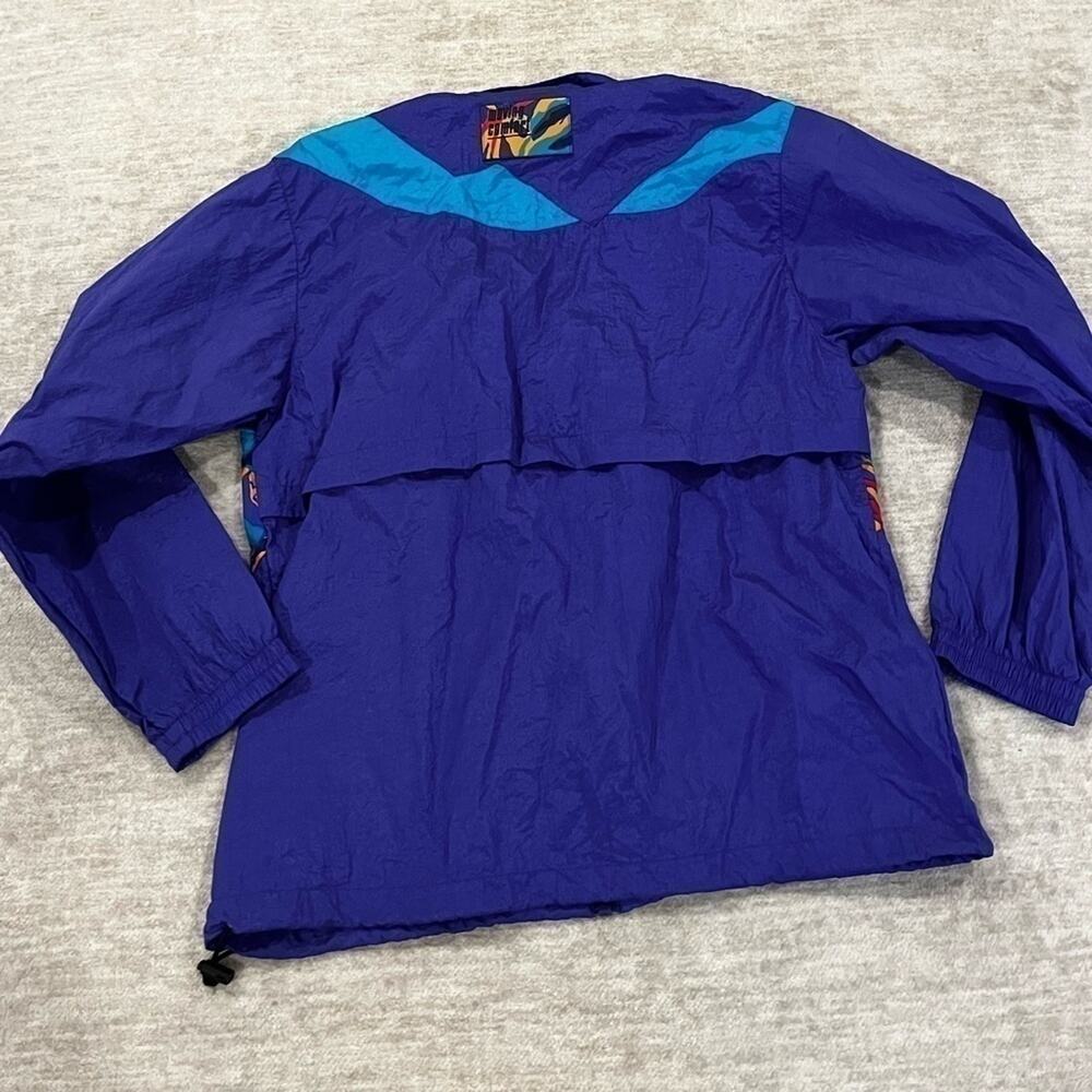 Vintage track jacket 80s color way swisher vented back large moving comfort - Picture 4 of 4